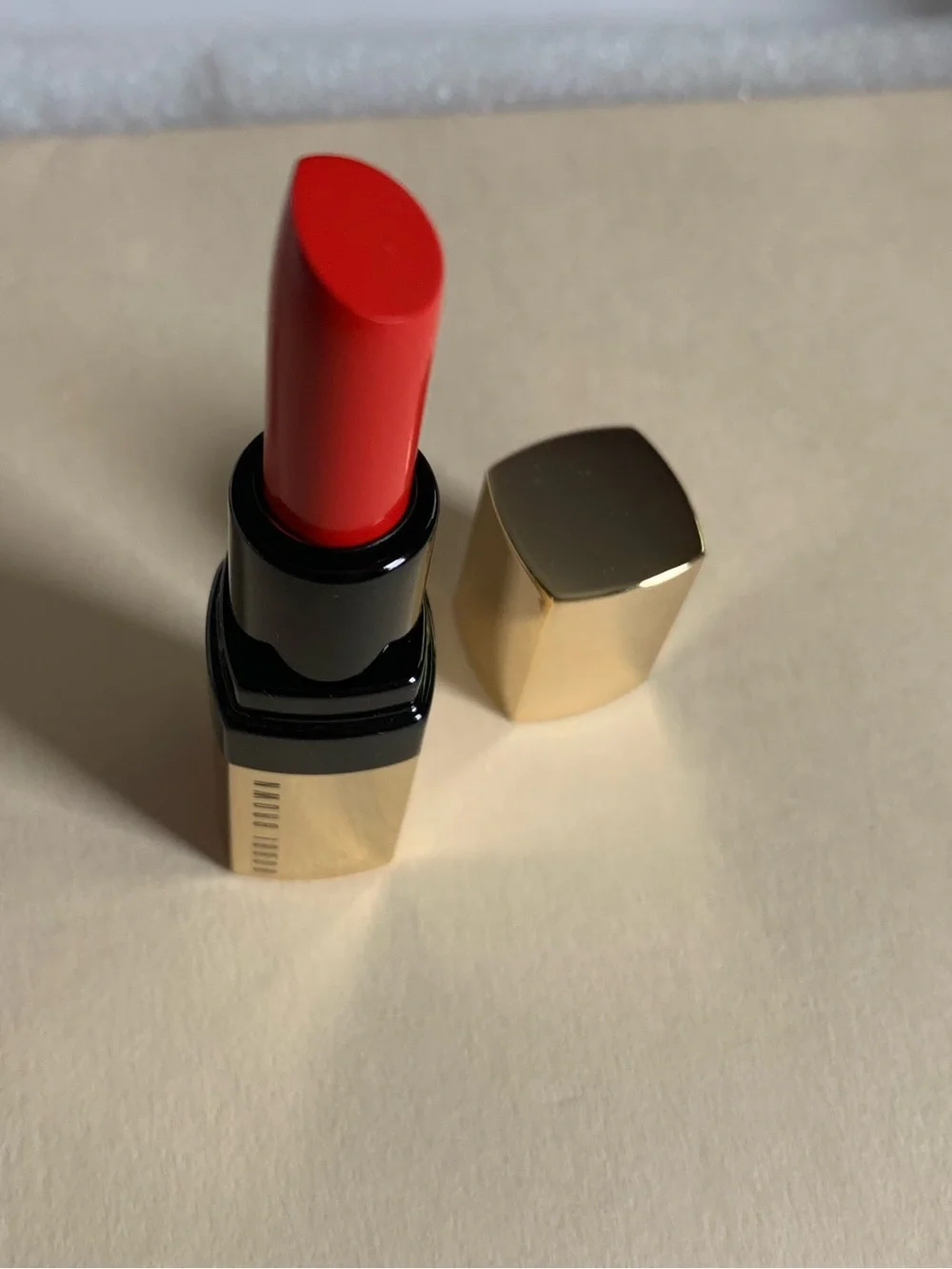 Bobbi Brown Luxe Lip Color -Bright ( shade, sunset Orange ) travel size